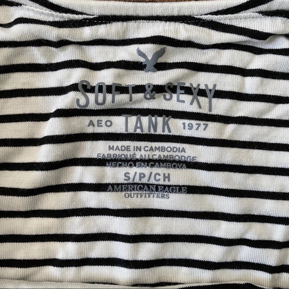 American Eagle Striped Tube Top - Picture 3 of 5